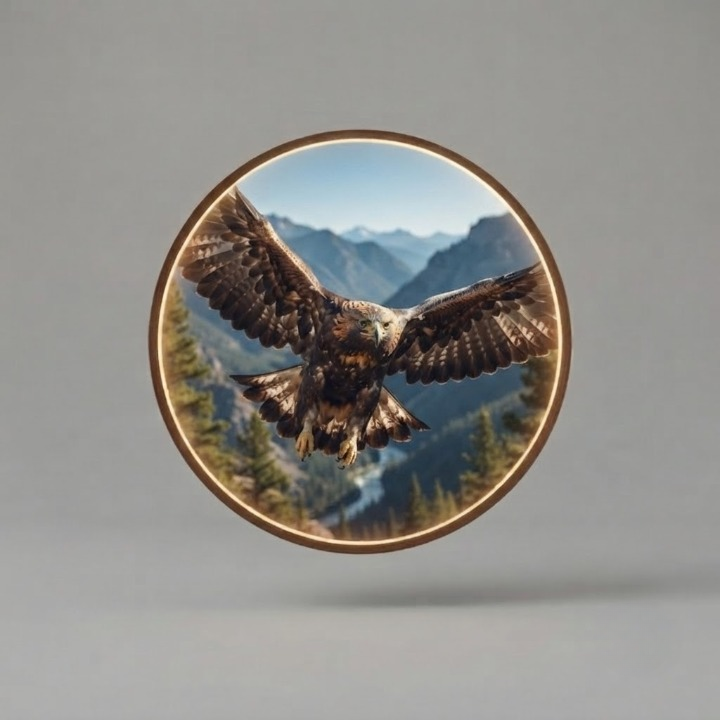 Majestic Eagle 3D LED Art Wall Decor - Multiple Sizes Available Led 19