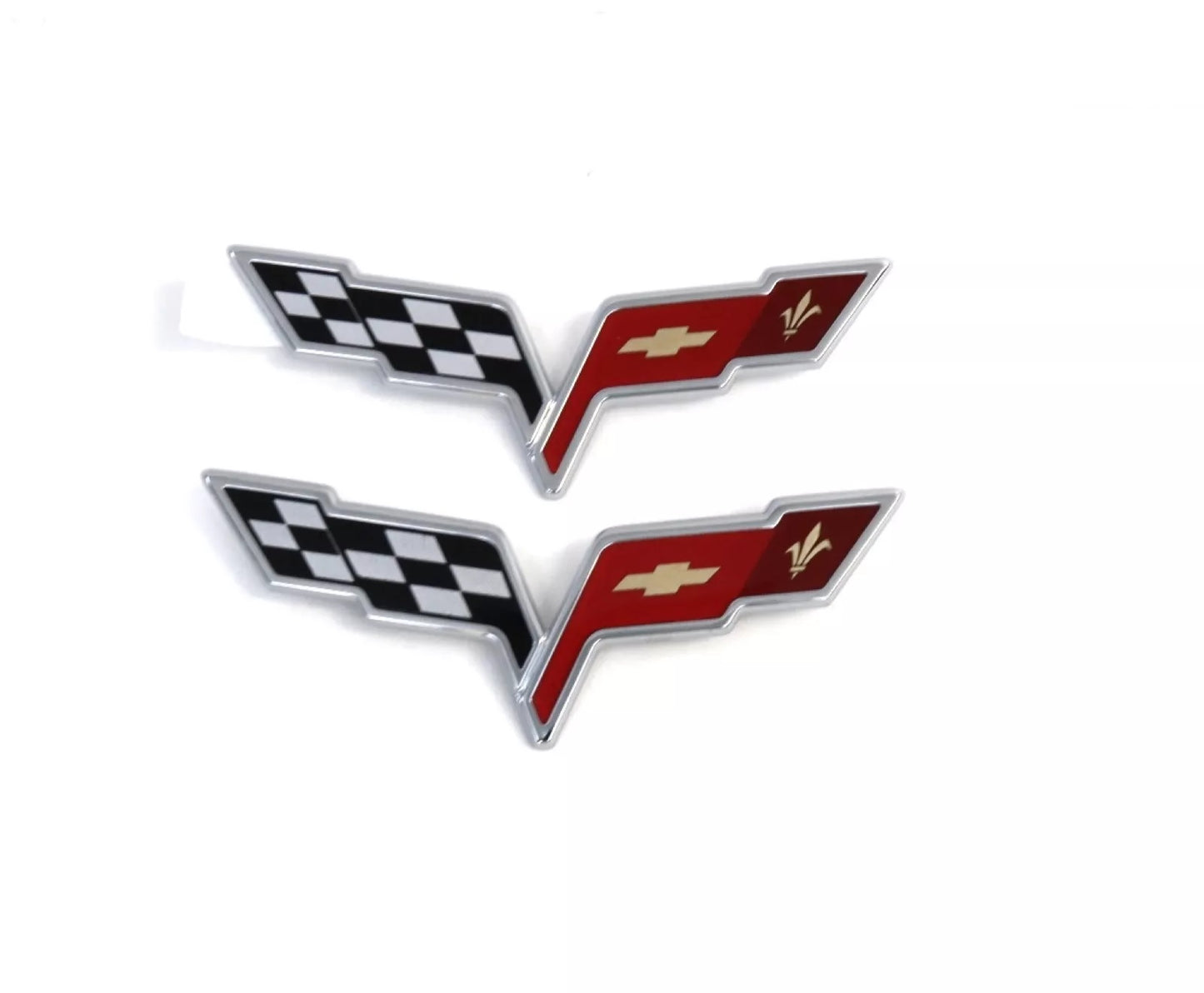 Cross Flags Emblem