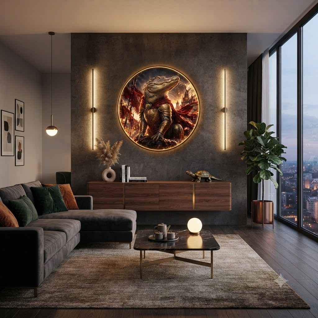 Regal Alligator Wall Art Collection led 189