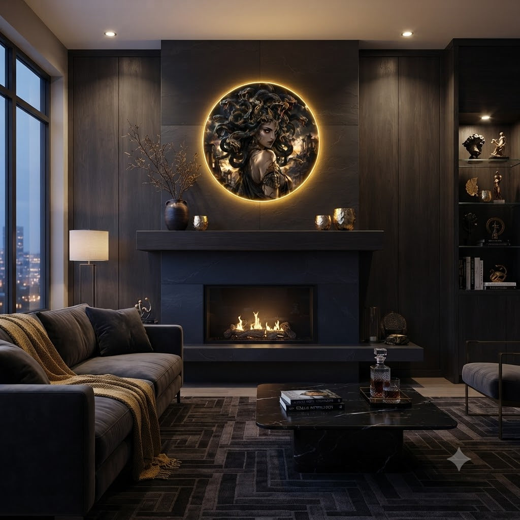 Mythical Medusa Wall Art Collection led 192