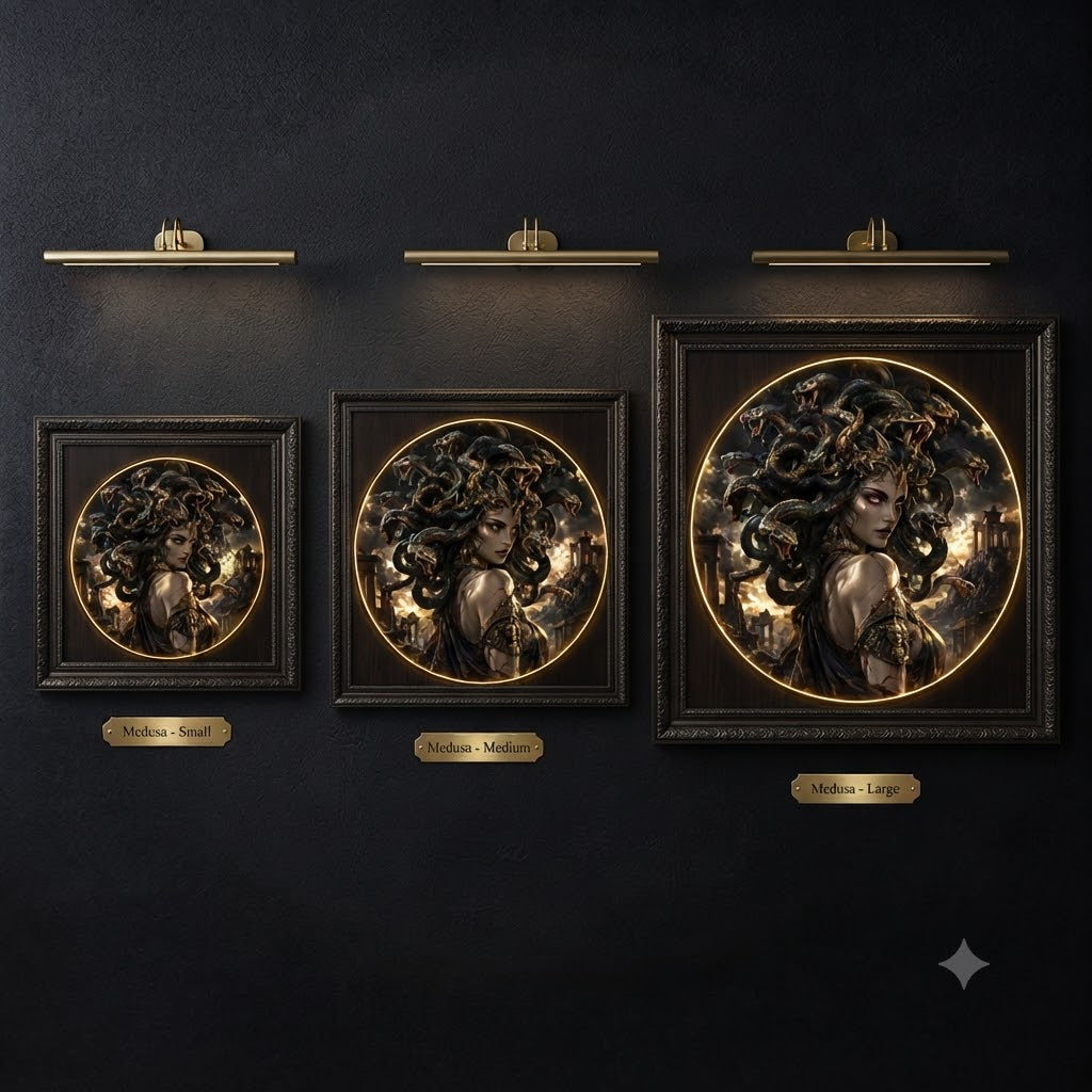 Mythical Medusa Wall Art Collection led 192