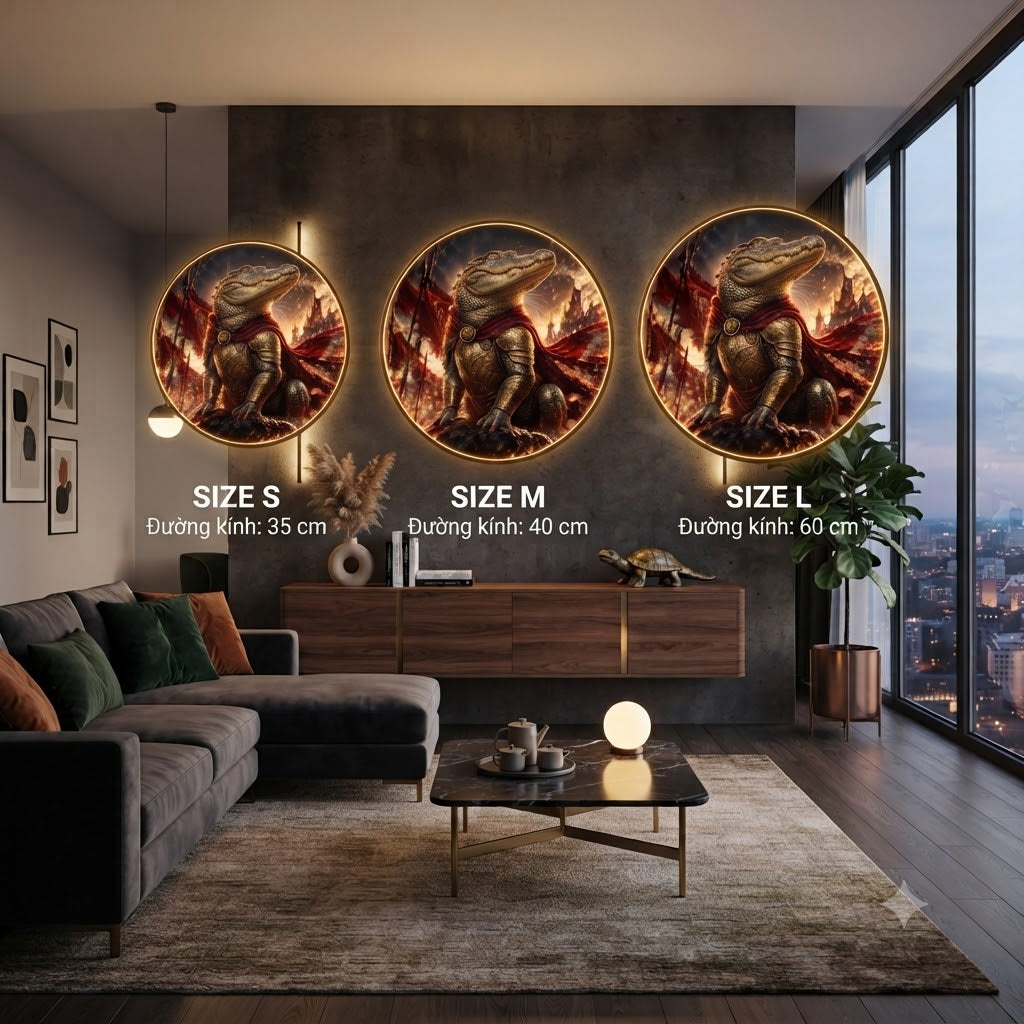 Regal Alligator Wall Art Collection led 189