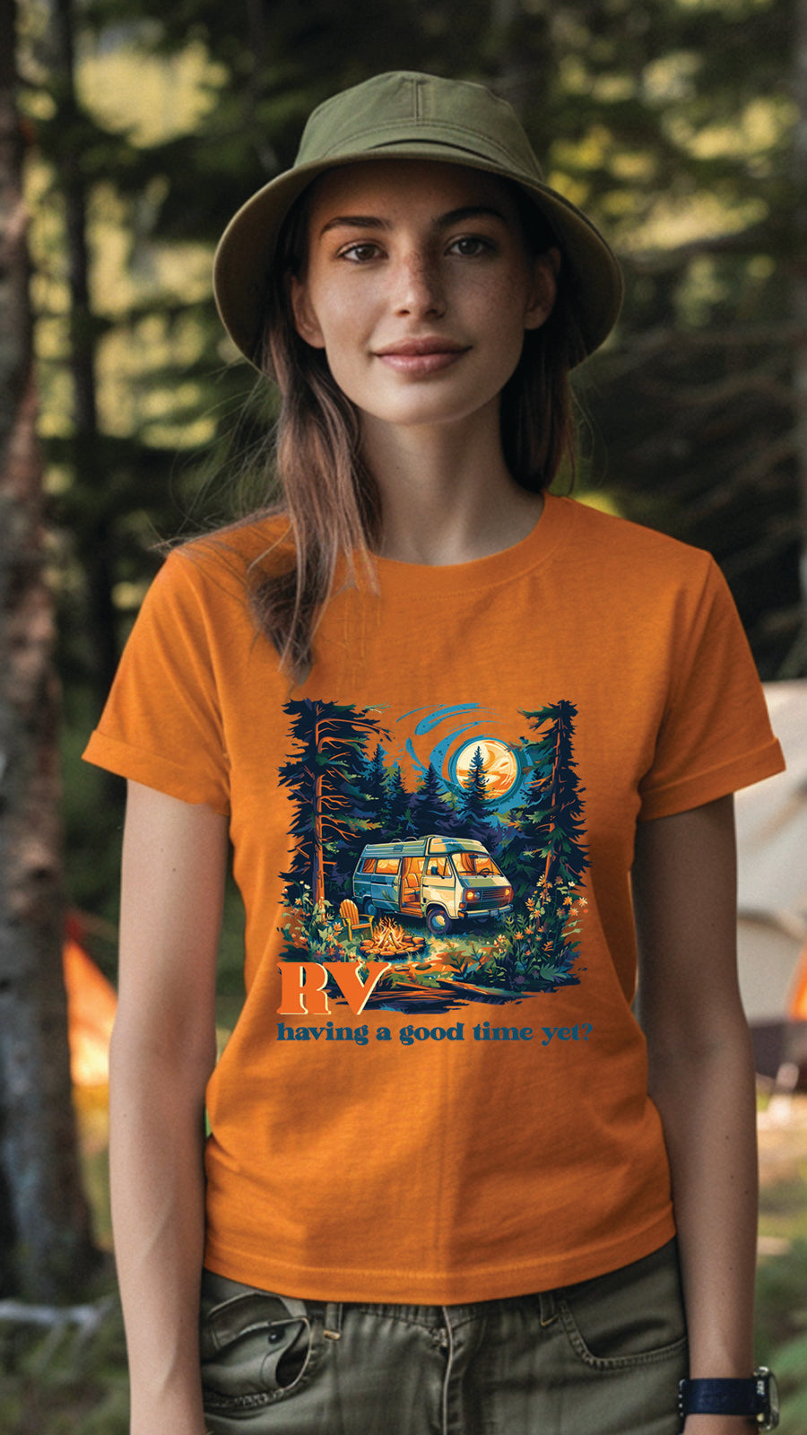 Unisex Camping T Shirt, Outdoor Adventure Graphic Tee for Men and Women CP02