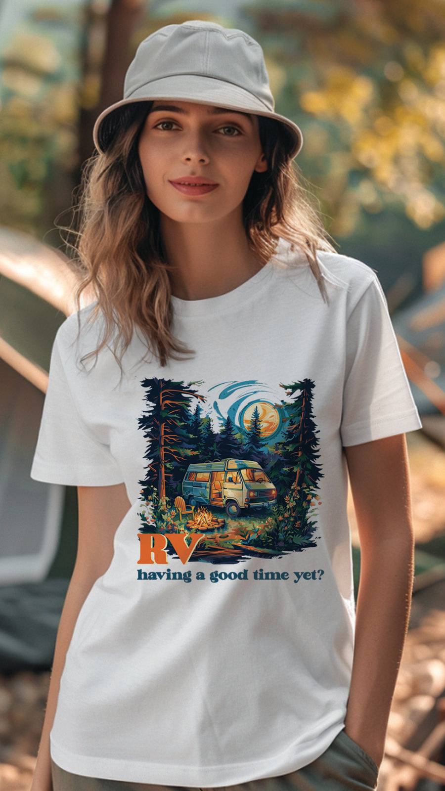 Unisex Camping T Shirt, Outdoor Adventure Graphic Tee for Men and Women CP02