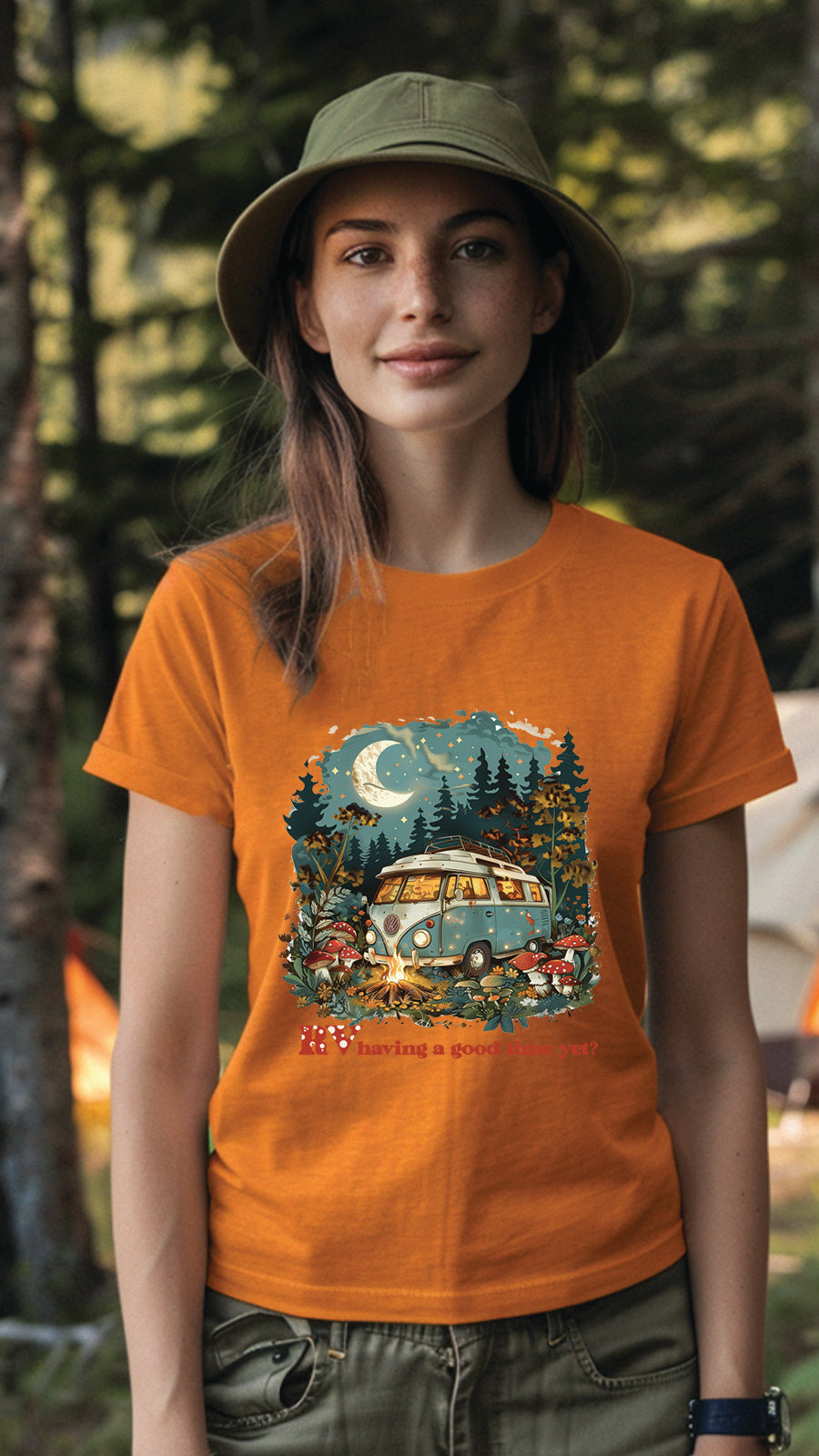 Unisex Camping T Shirt, Outdoor Adventure Graphic Tee for Men and Women CP03