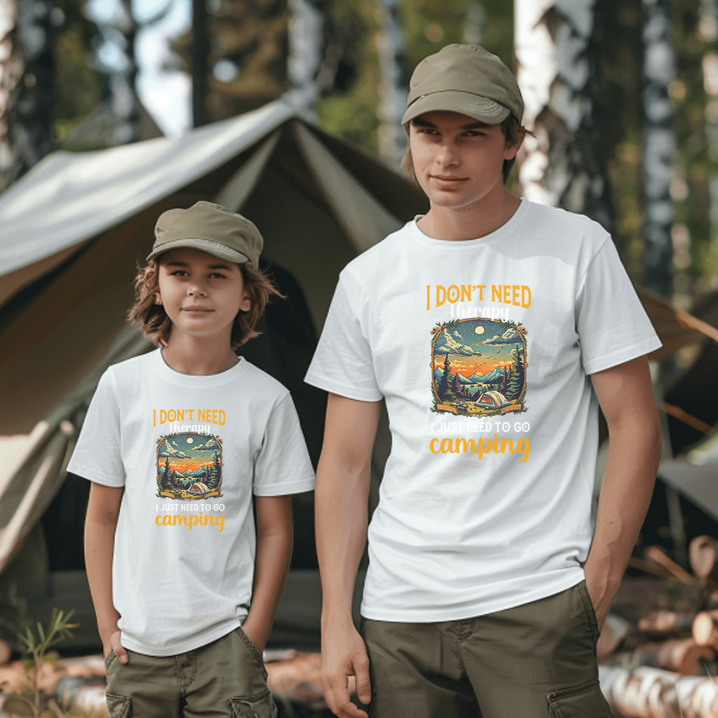 Unisex Camping T Shirt, Outdoor Adventure Graphic Tee for Men and Women CP04