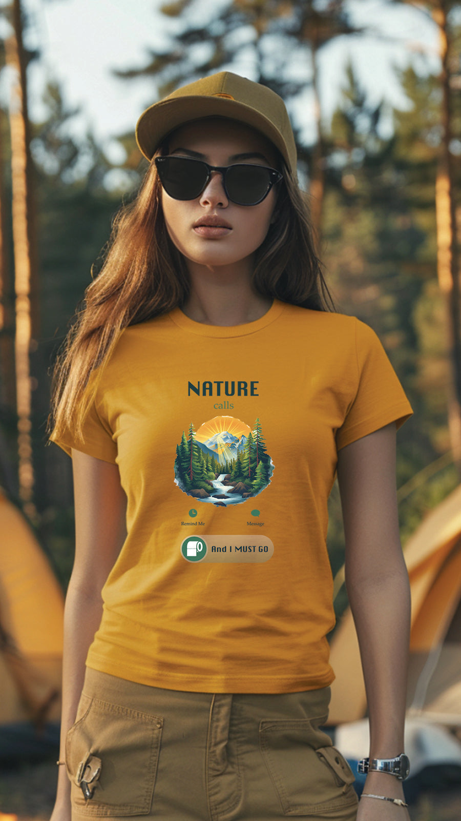 Unisex Camping T Shirt, Outdoor Adventure Graphic Tee for Men and Women CP05