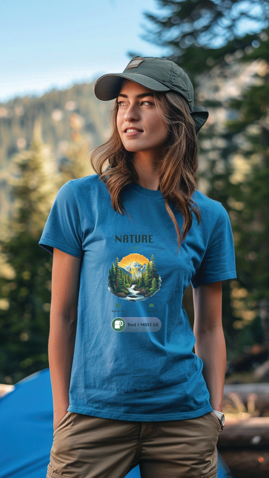 Unisex Camping T Shirt, Outdoor Adventure Graphic Tee for Men and Women CP05