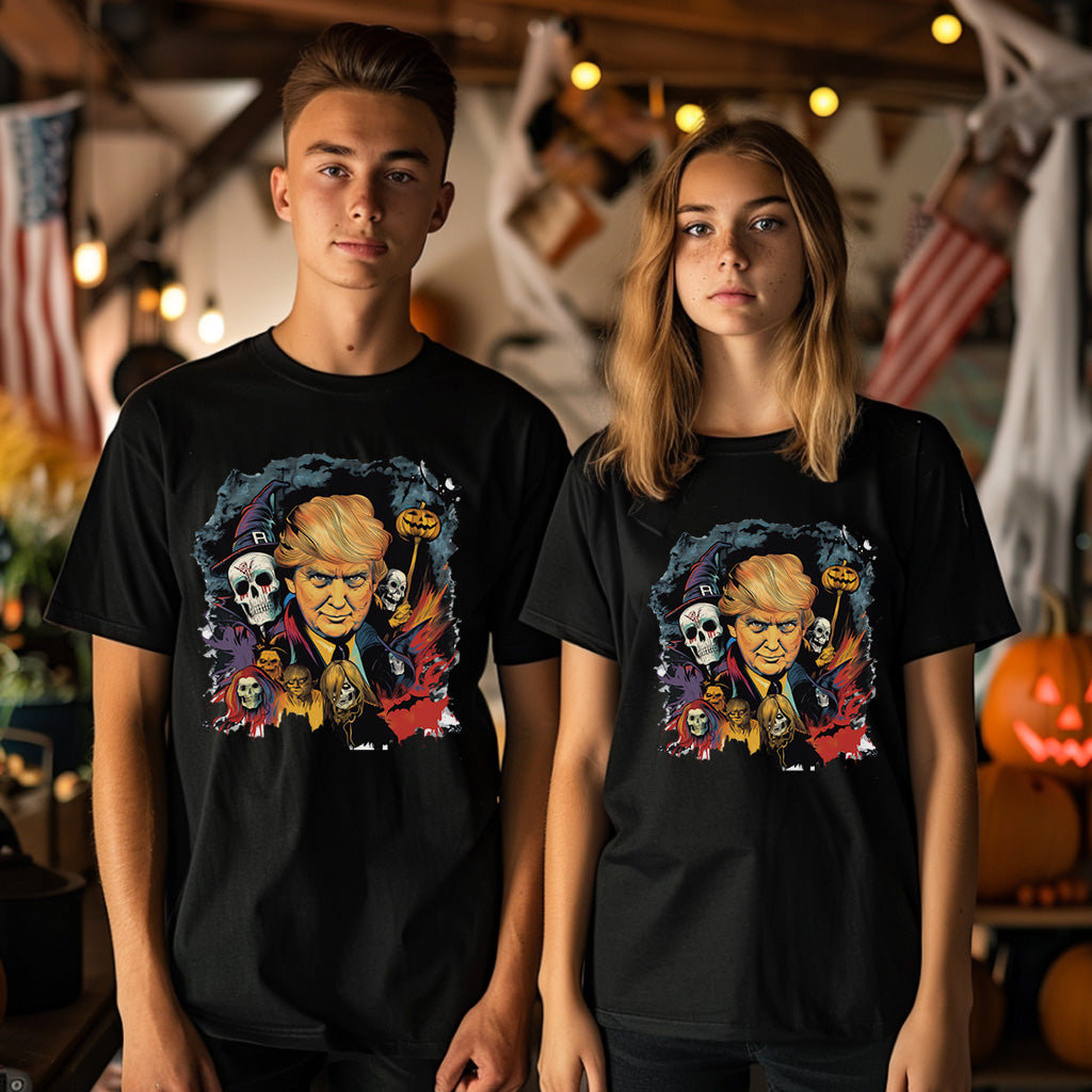 Halloween Graphic T-shirt for Men and Women, Unisex Halloween T-shirt HL01