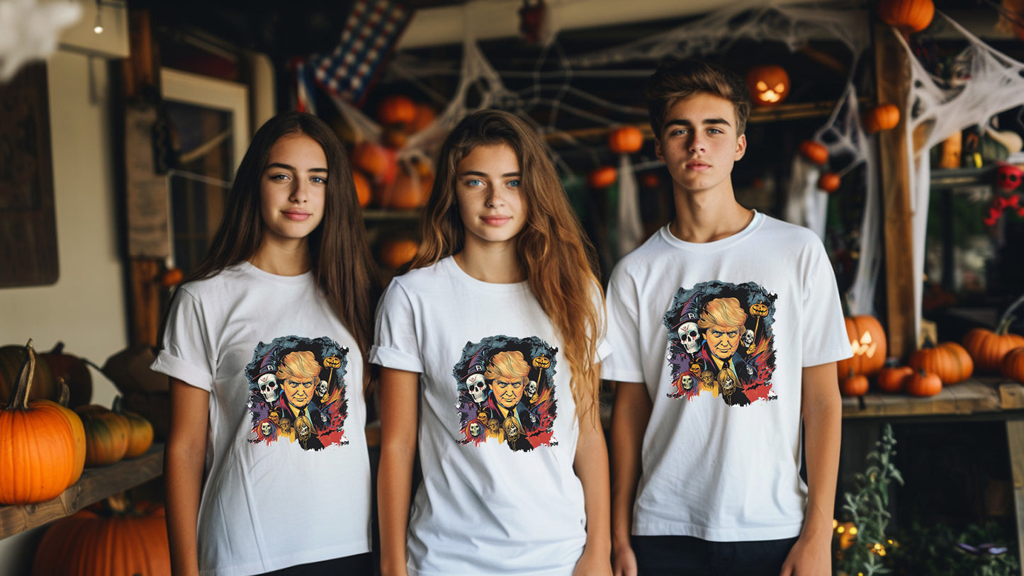 Halloween Graphic T-shirt for Men and Women, Unisex Halloween T-shirt HL01