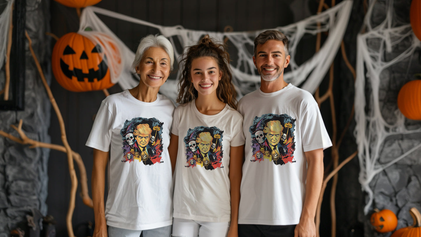 Halloween Graphic T-shirt for Men and Women, Unisex Halloween T-shirt HL01