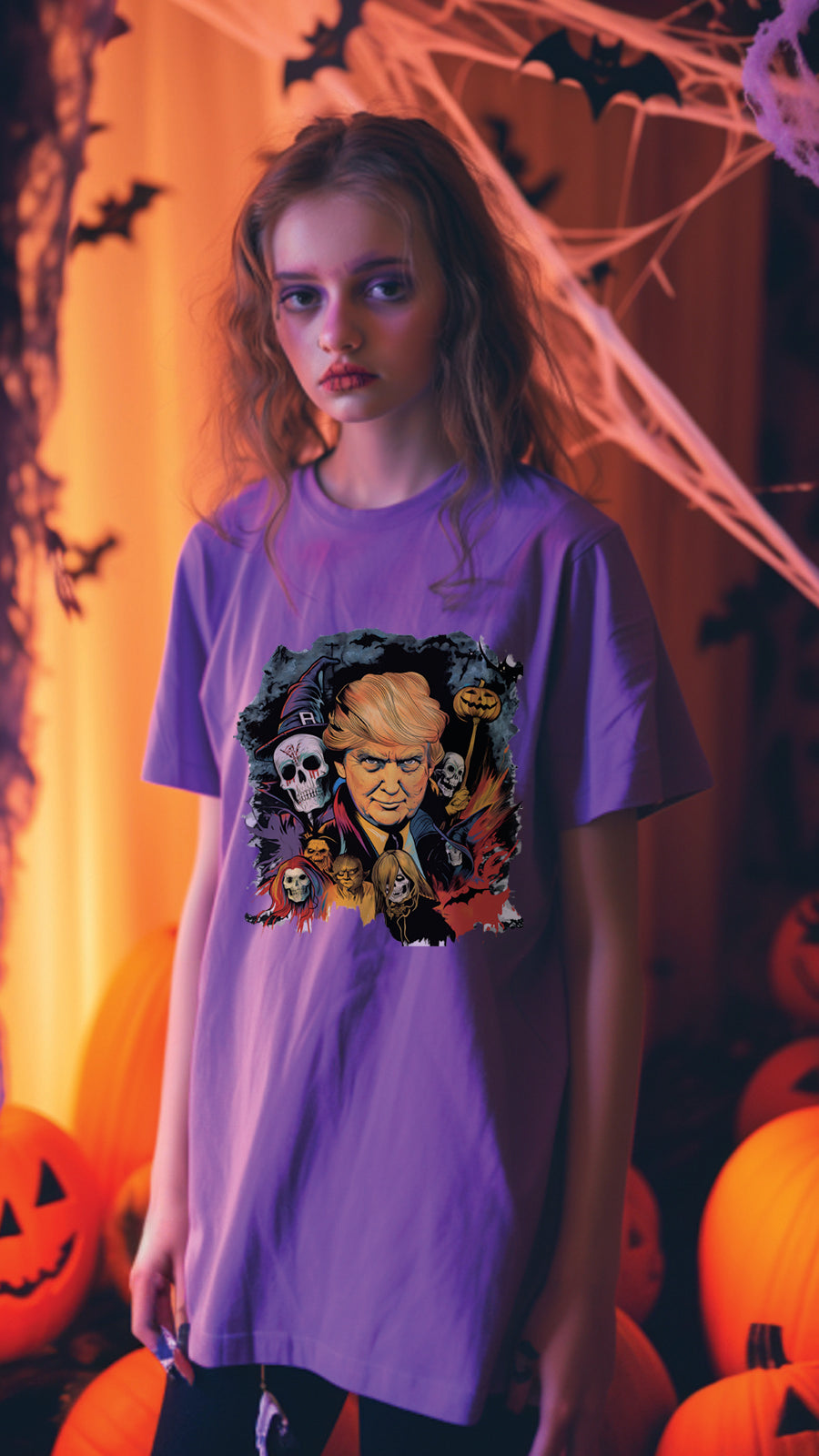 Halloween Graphic T-shirt for Men and Women, Unisex Halloween T-shirt HL01