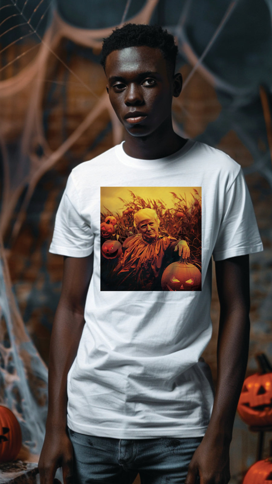 Halloween Graphic T-shirt for Men and Women, Unisex Halloween T-shirt HL02