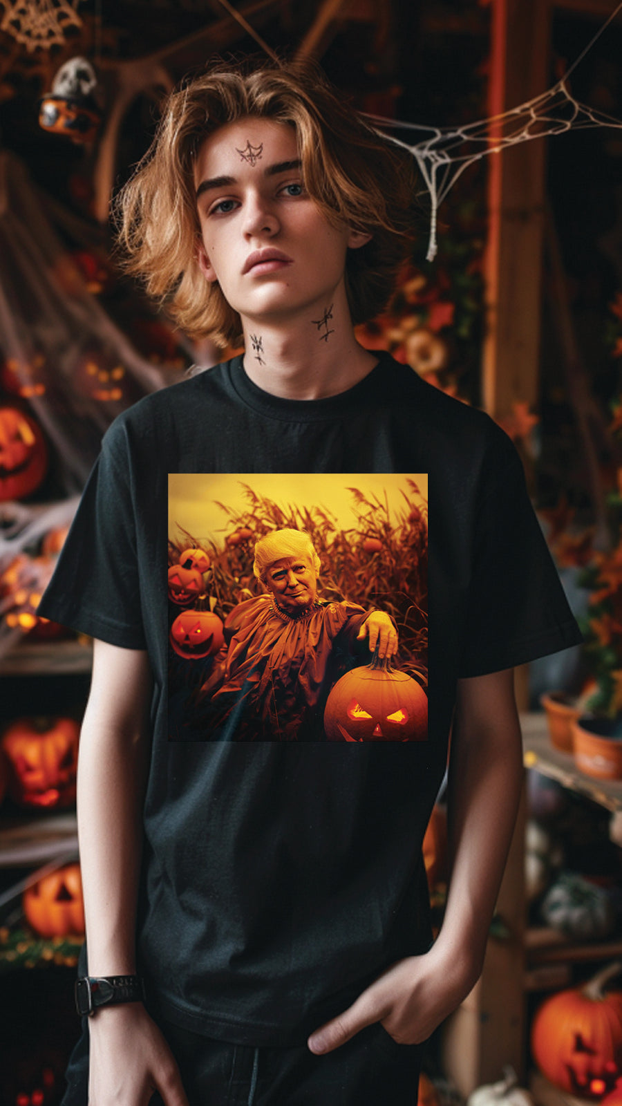 Halloween Graphic T-shirt for Men and Women, Unisex Halloween T-shirt HL02