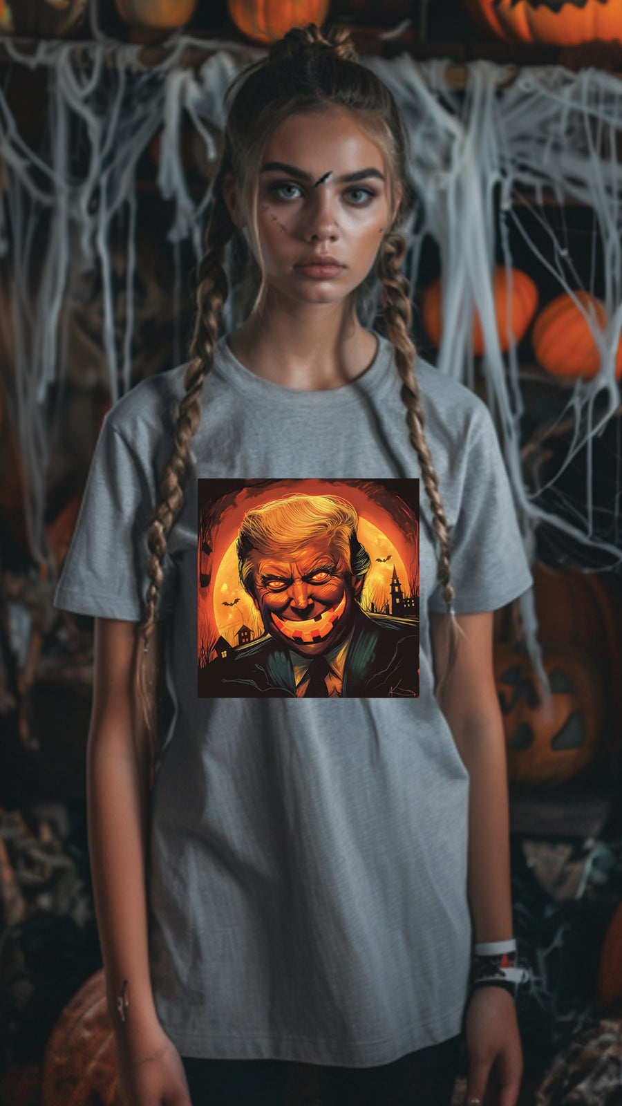 Halloween Graphic T-shirt for Men and Women, Unisex Halloween T-shirt HL03