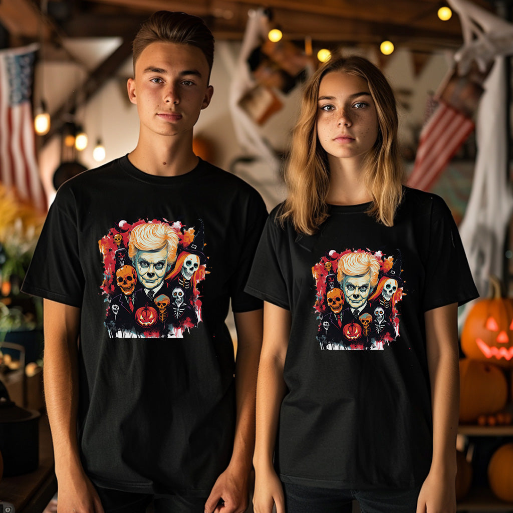 Halloween Graphic T-shirt for Men and Women, Unisex Halloween T-shirt HL04