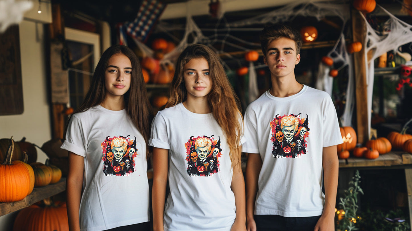 Halloween Graphic T-shirt for Men and Women, Unisex Halloween T-shirt HL04