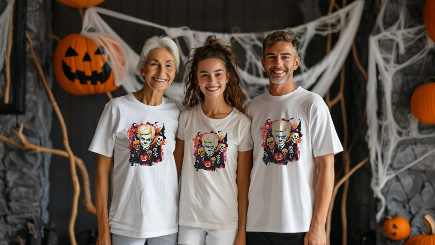 Halloween Graphic T-shirt for Men and Women, Unisex Halloween T-shirt HL04