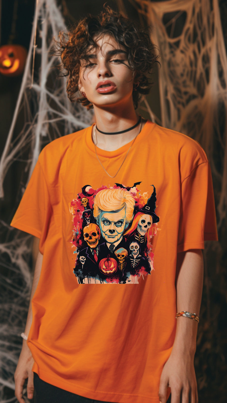 Halloween Graphic T-shirt for Men and Women, Unisex Halloween T-shirt HL04