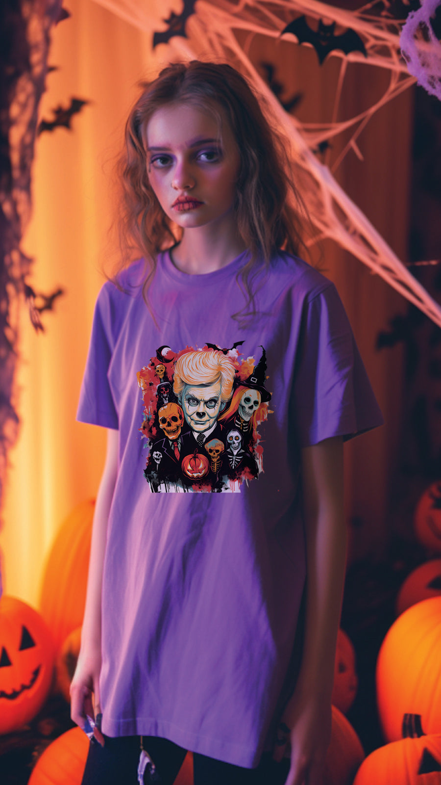 Halloween Graphic T-shirt for Men and Women, Unisex Halloween T-shirt HL04