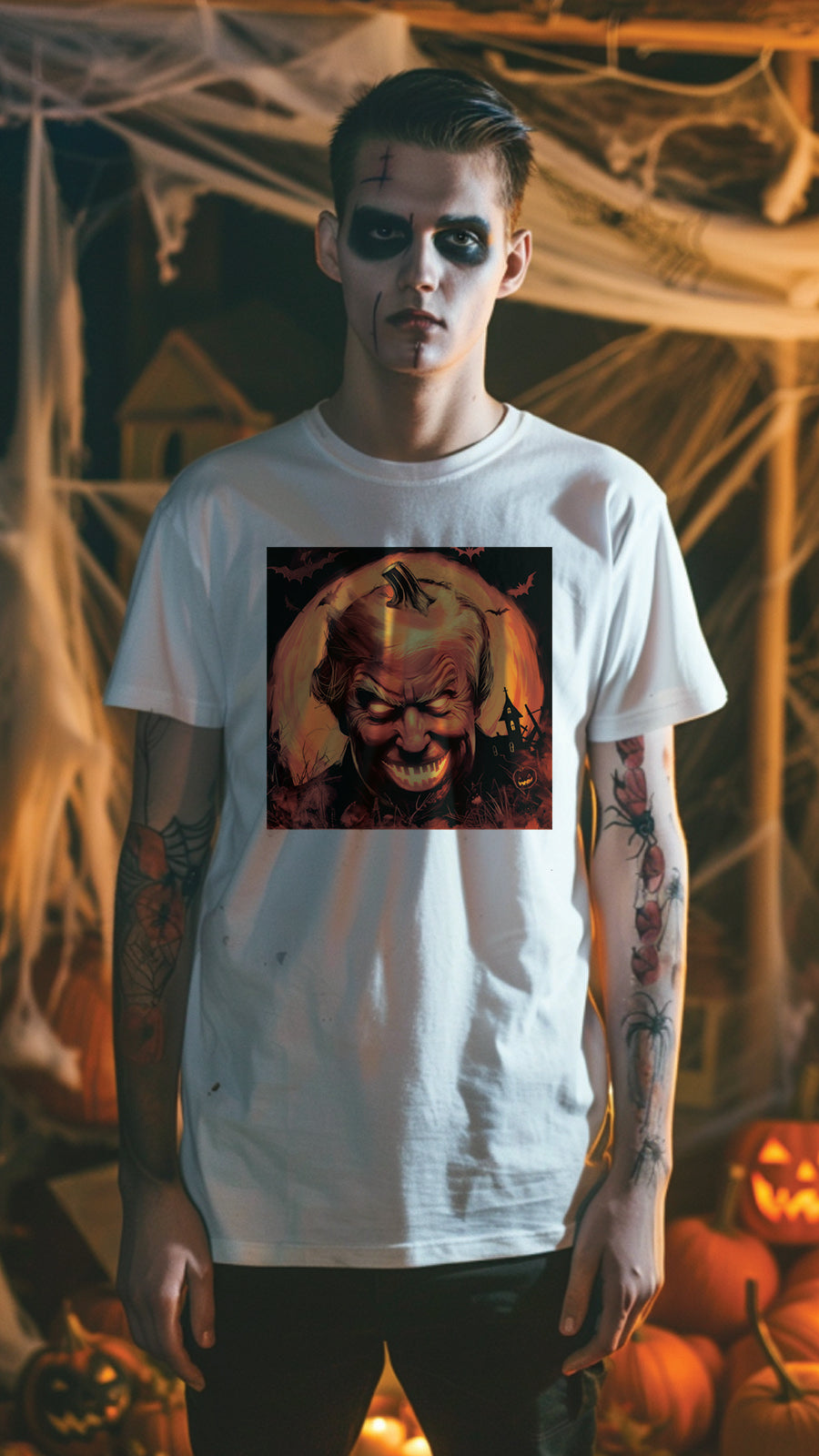 Halloween Graphic T-shirt for Men and Women, Unisex Halloween T-shirt HL05