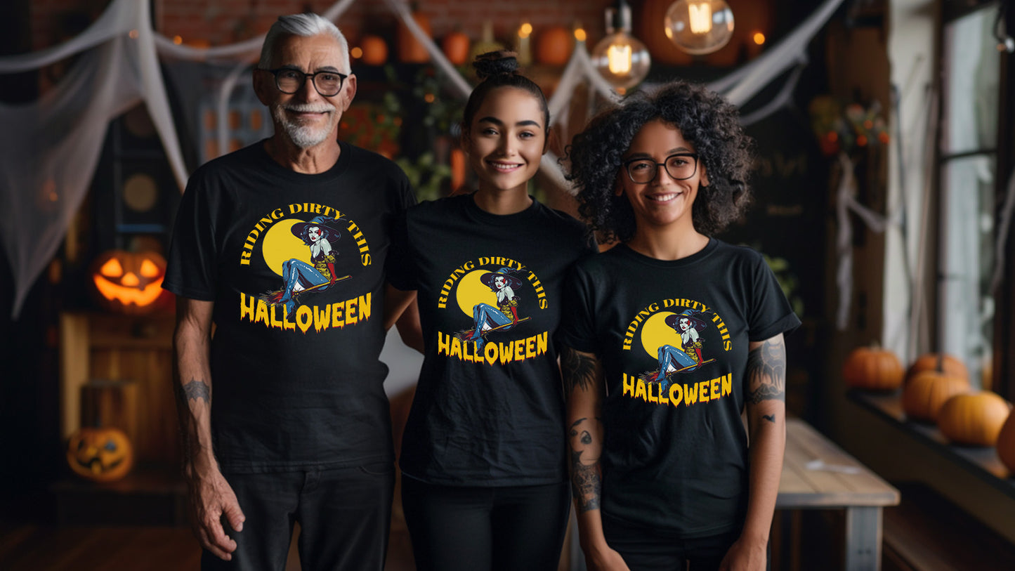 Halloween Graphic T-shirt for Men and Women, Unisex Halloween T-shirt HL06