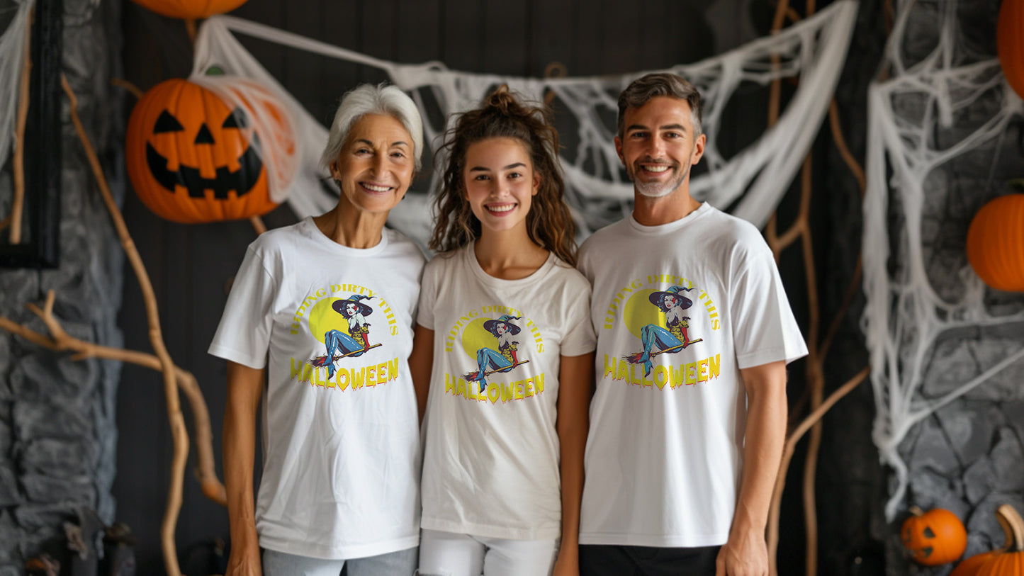 Halloween Graphic T-shirt for Men and Women, Unisex Halloween T-shirt HL06