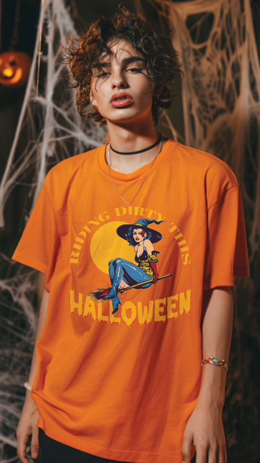 Halloween Graphic T-shirt for Men and Women, Unisex Halloween T-shirt HL06