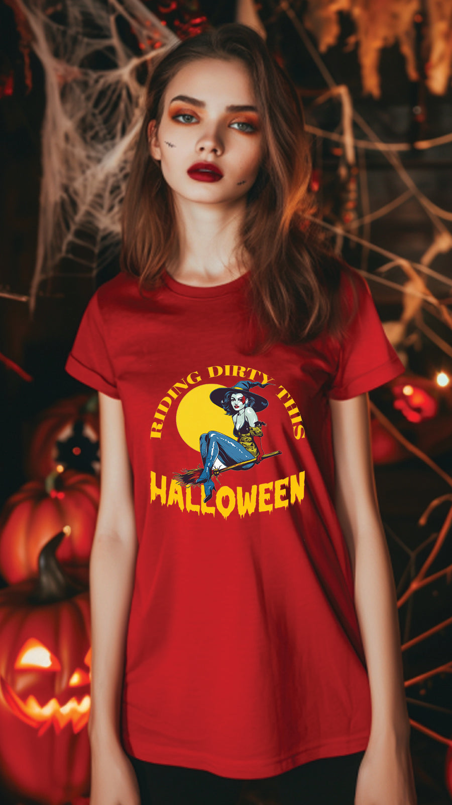 Halloween Graphic T-shirt for Men and Women, Unisex Halloween T-shirt HL06