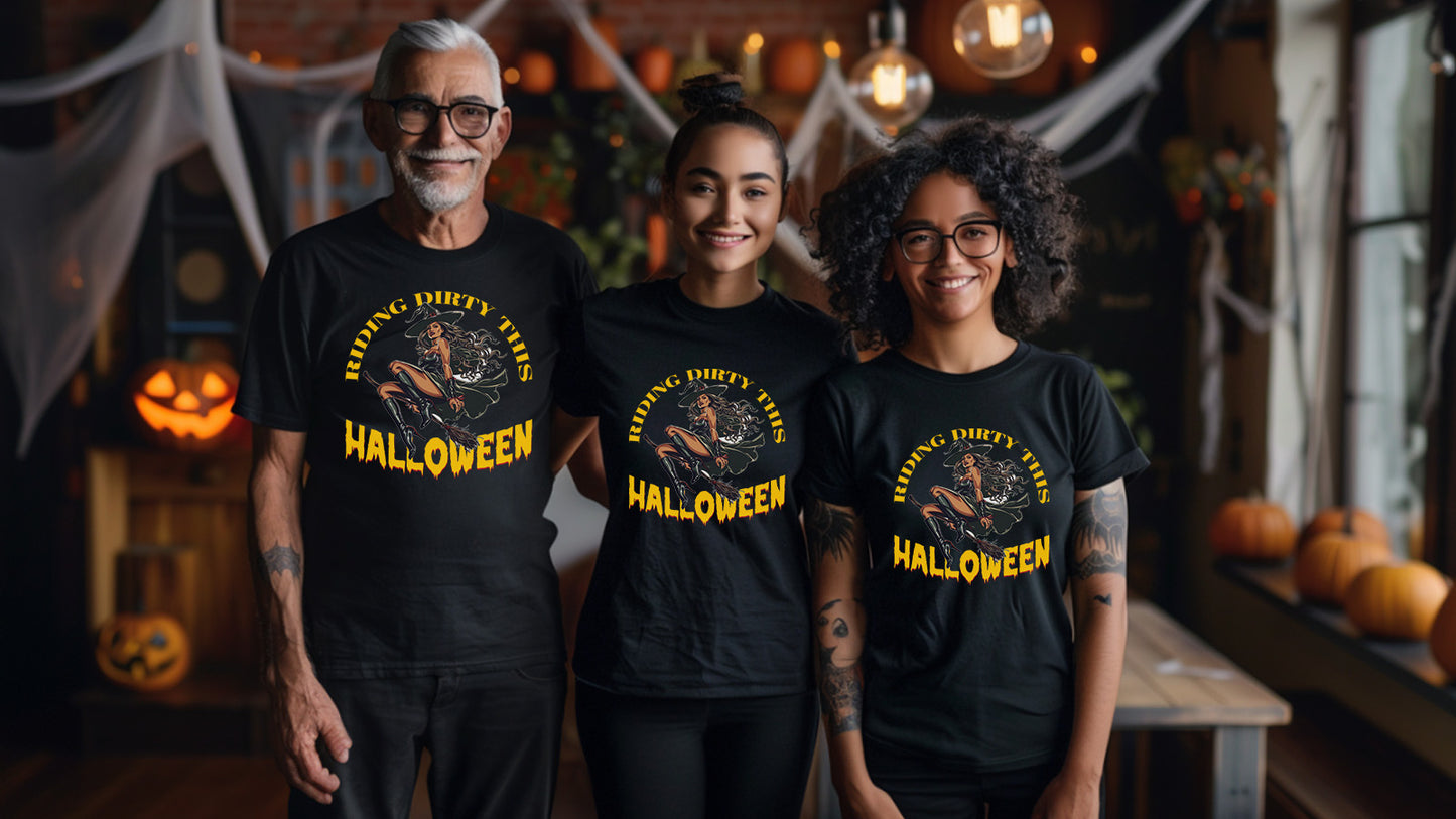 Halloween Graphic T-shirt for Men and Women, Unisex Halloween T-shirt HL07