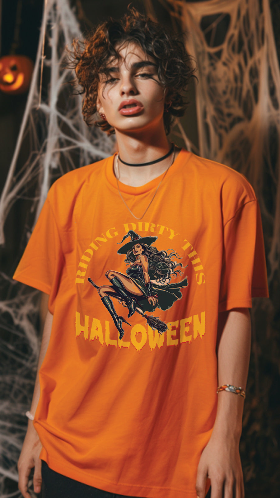 Halloween Graphic T-shirt for Men and Women, Unisex Halloween T-shirt HL07