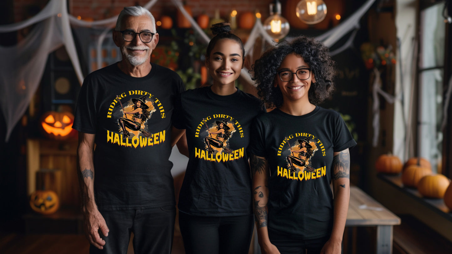 Halloween Graphic T-shirt for Men and Women, Unisex Halloween T-shirt HL08