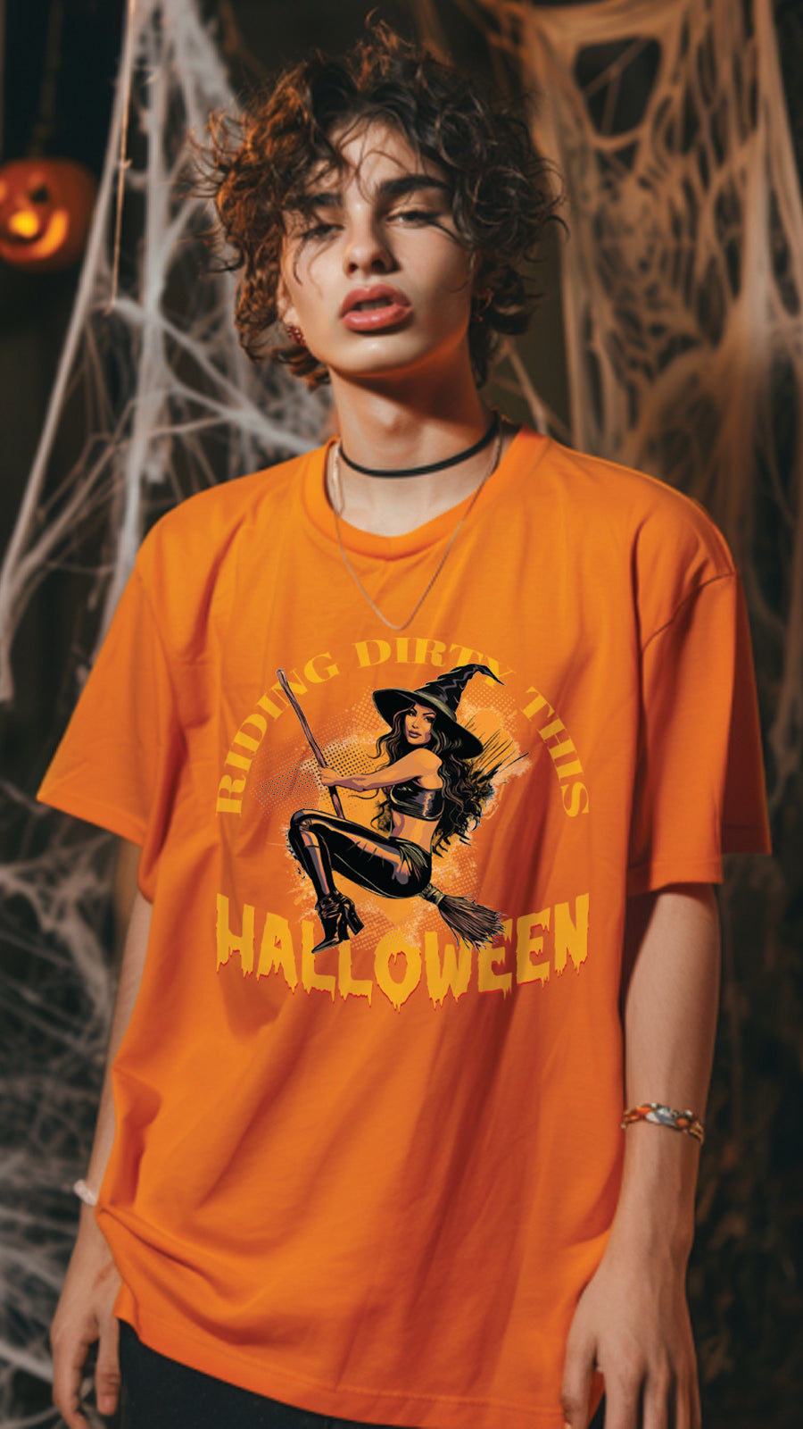 Halloween Graphic T-shirt for Men and Women, Unisex Halloween T-shirt HL08