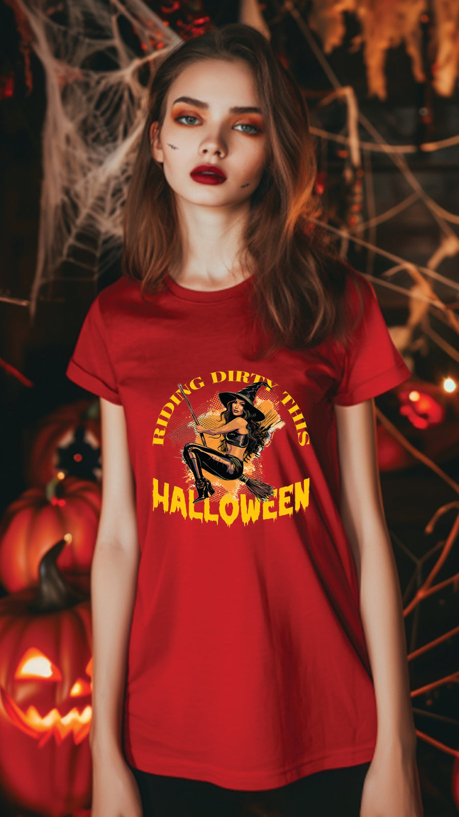 Halloween Graphic T-shirt for Men and Women, Unisex Halloween T-shirt HL08