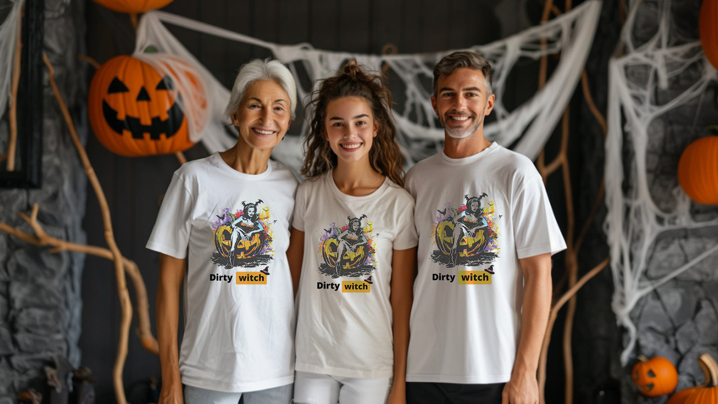 Halloween Graphic T-shirt for Men and Women, Unisex Halloween T-shirt HL09