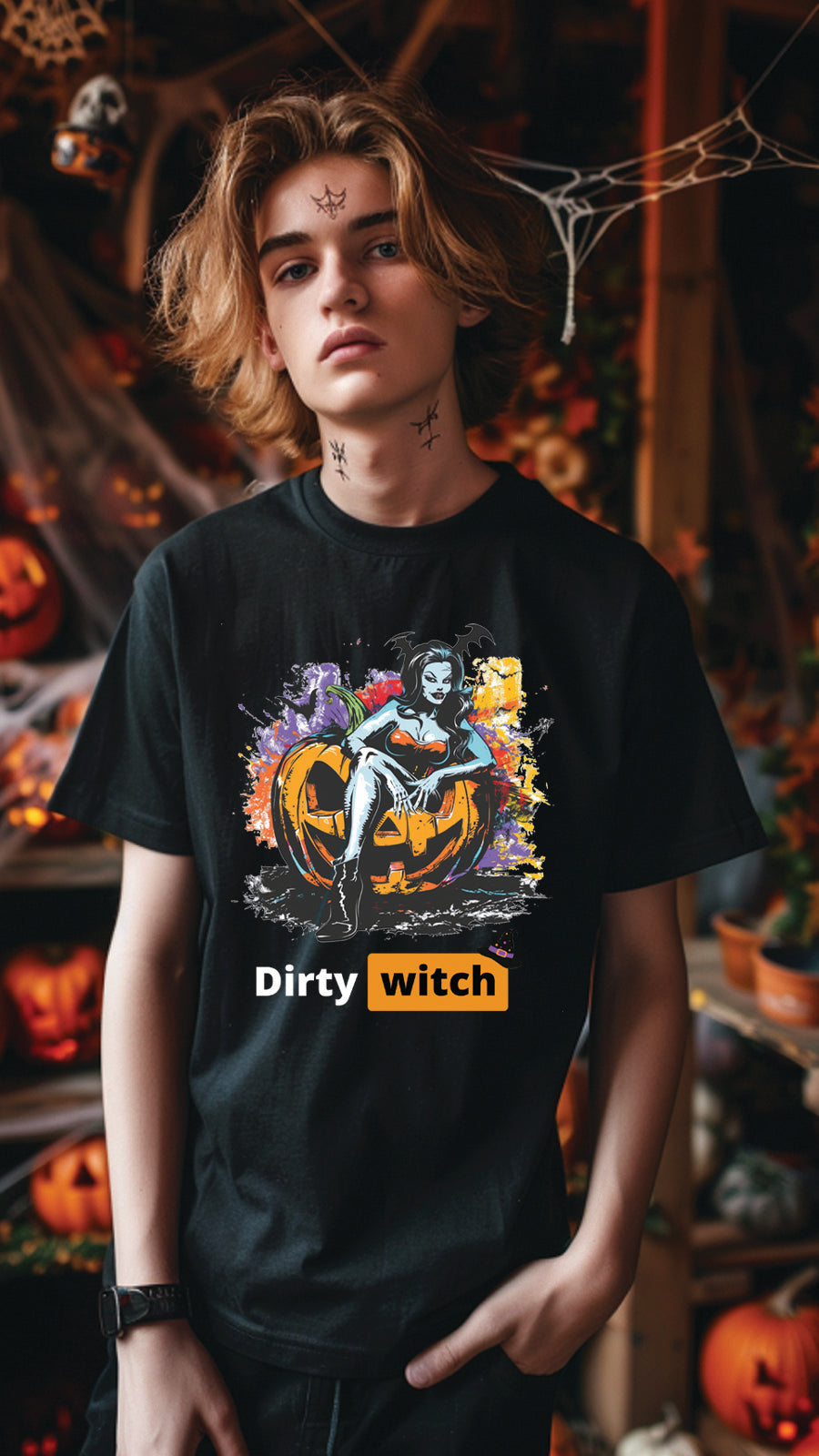 Halloween Graphic T-shirt for Men and Women, Unisex Halloween T-shirt HL09