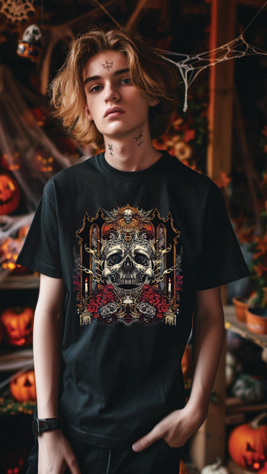 Halloween Graphic T-shirt for Men and Women, Unisex Halloween T-shirt HL10