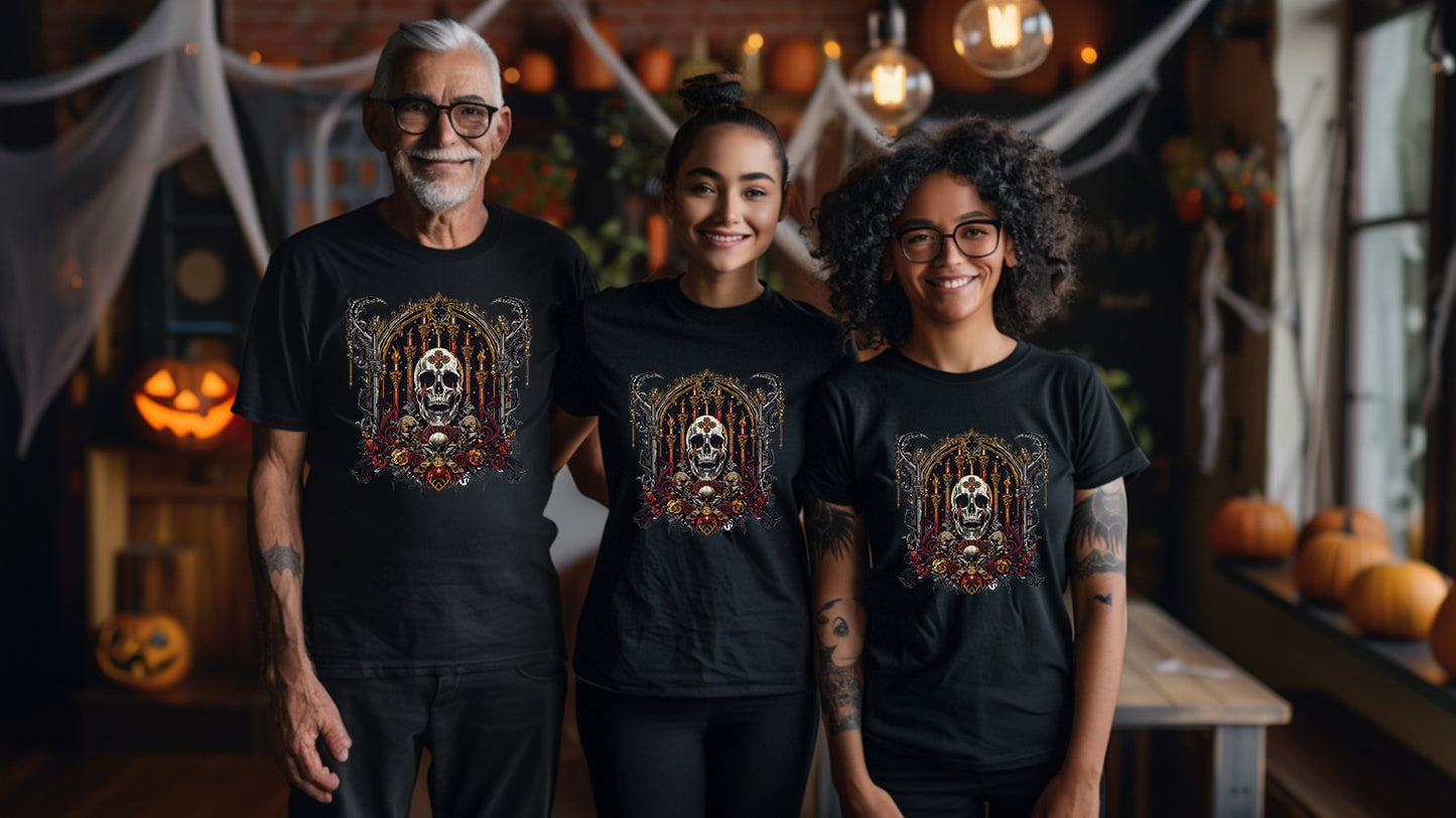 Halloween Graphic T-shirt for Men and Women, Unisex Halloween T-shirt HL11