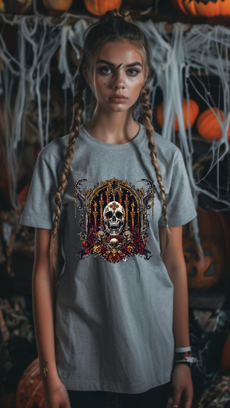 Halloween Graphic T-shirt for Men and Women, Unisex Halloween T-shirt HL11