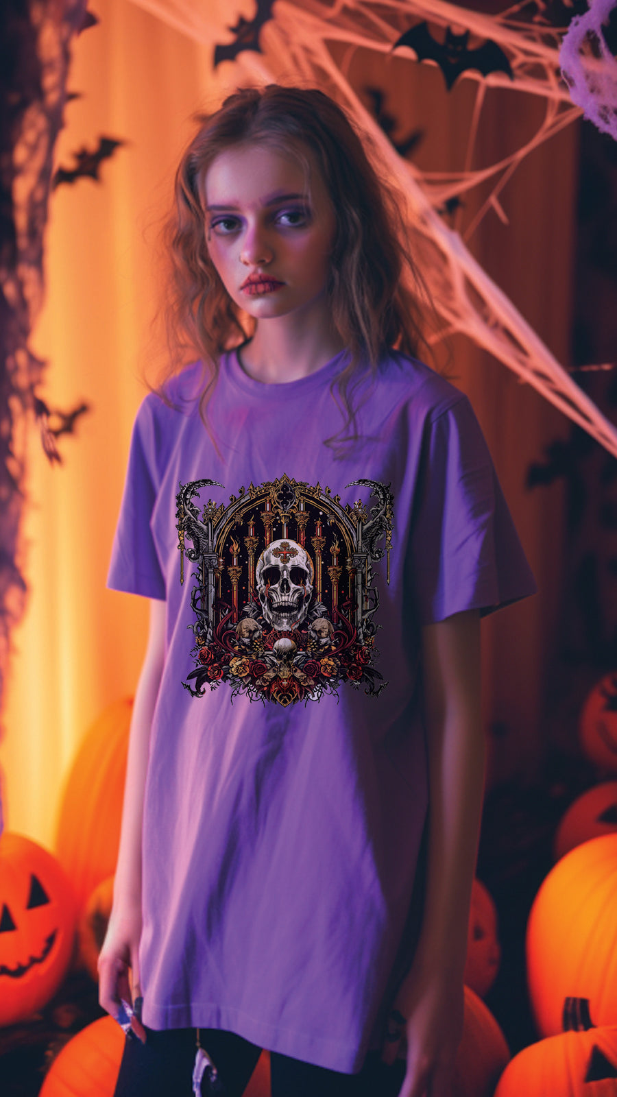 Halloween Graphic T-shirt for Men and Women, Unisex Halloween T-shirt HL11
