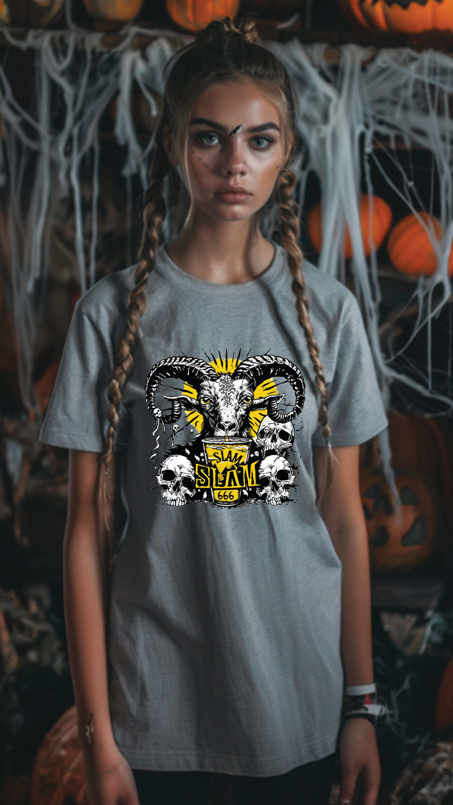 Halloween Graphic T-shirt for Men and Women, Unisex Halloween T-shirt HL12