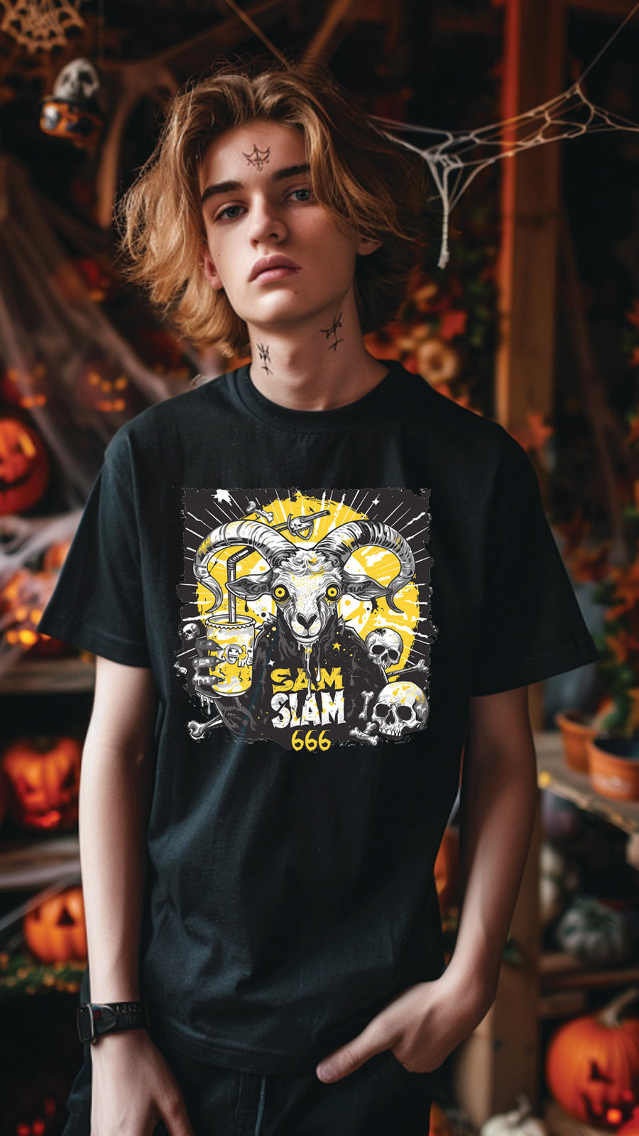 Halloween Graphic T-shirt for Men and Women, Unisex Halloween T-shirt HL13