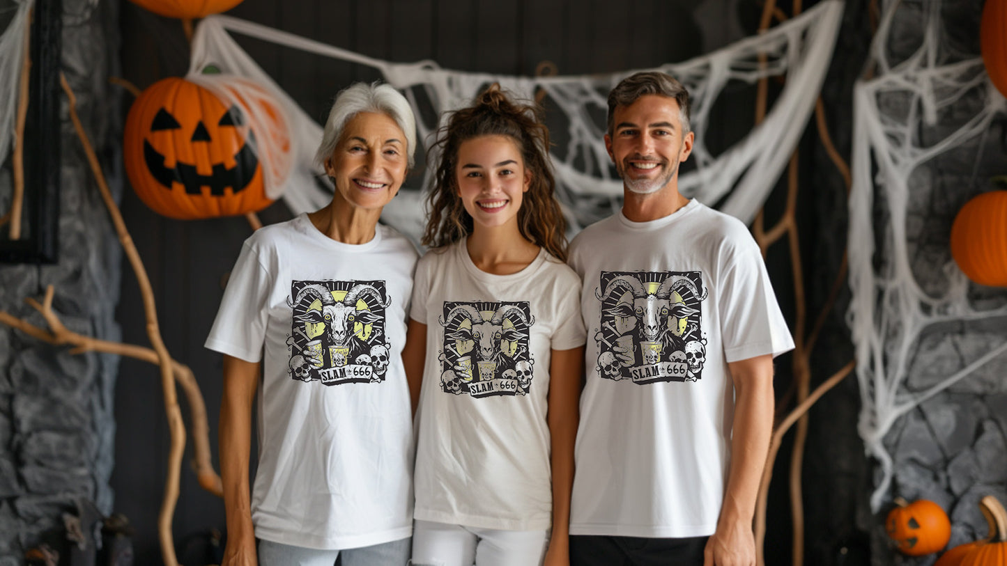 Halloween Graphic T-shirt for Men and Women, Unisex Halloween T-shirt HL14