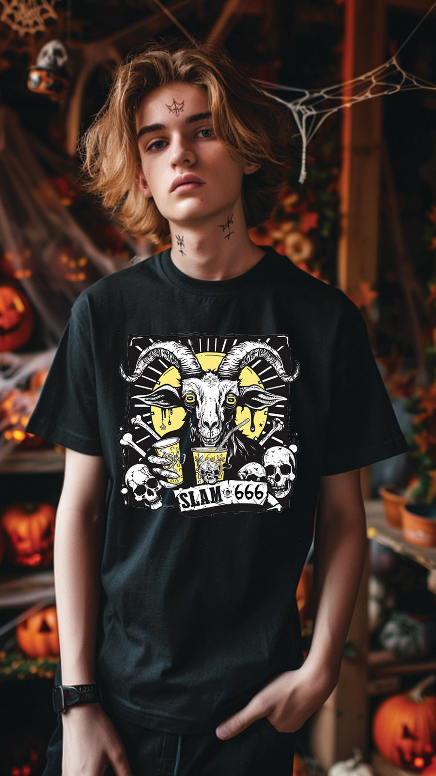 Halloween Graphic T-shirt for Men and Women, Unisex Halloween T-shirt HL14