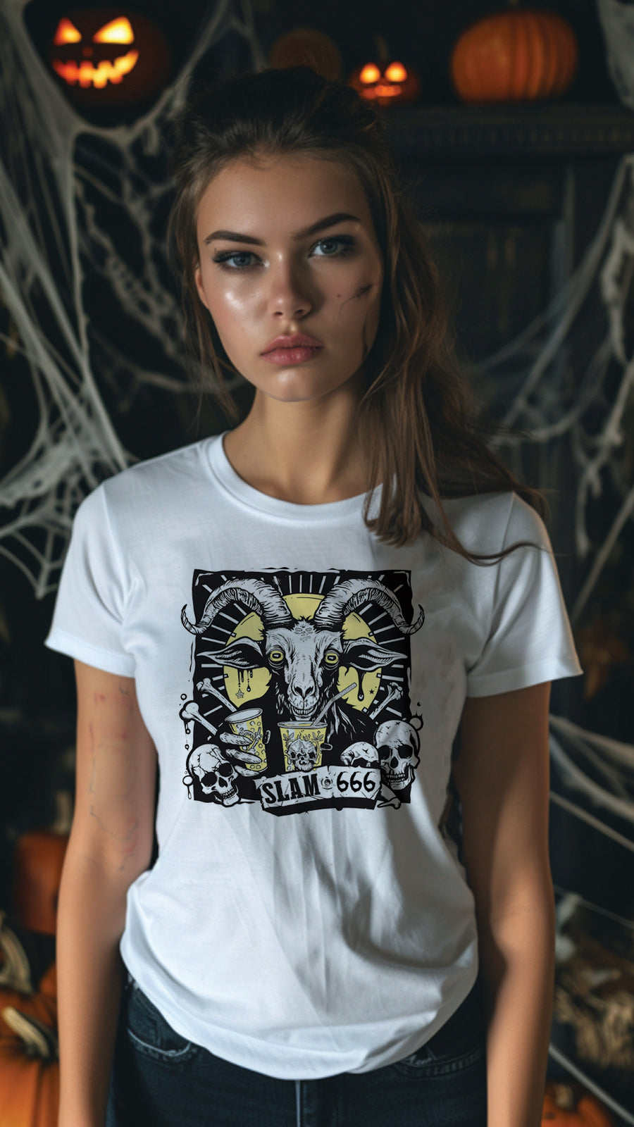 Halloween Graphic T-shirt for Men and Women, Unisex Halloween T-shirt HL14