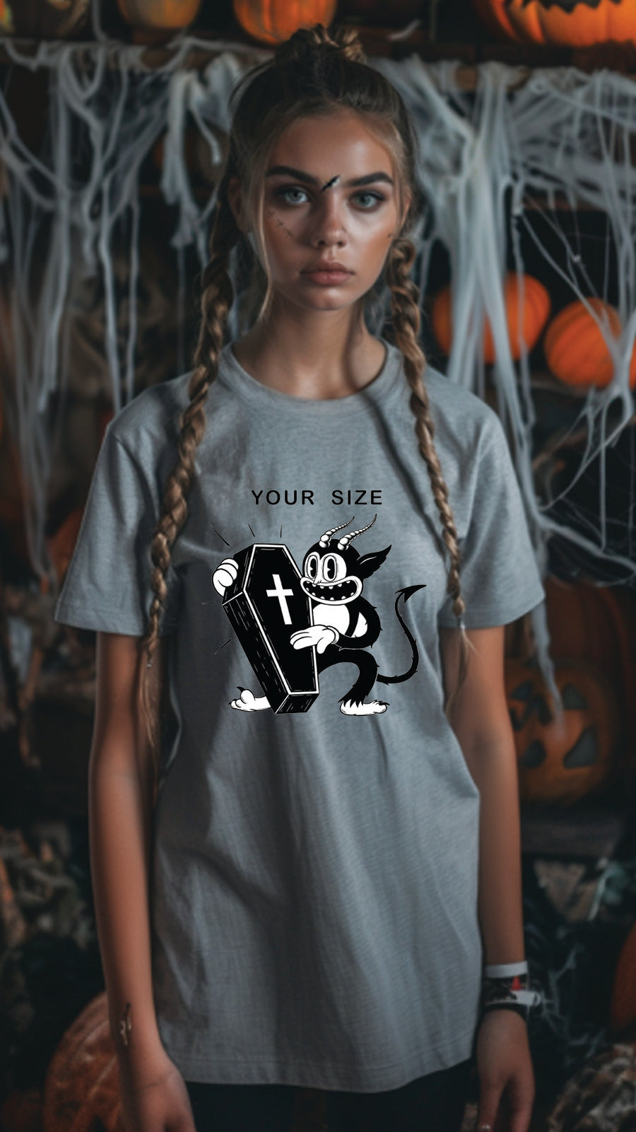 Halloween Graphic T-shirt for Men and Women, Unisex Halloween T-shirt HL15